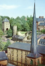 Luxembourg. Vestiges de Fortifications du Rham. Eglise St Jean.