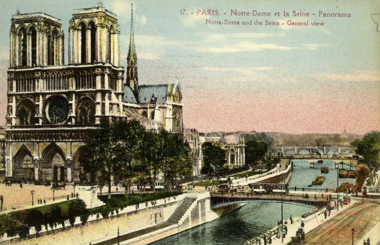 Notre-Dame et la Seine - panorama