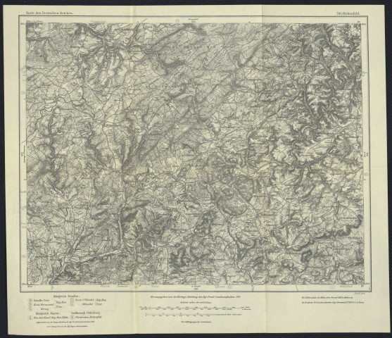 KARTE DES DEUTSCHEN REICHES. 541. BIRKENFELD