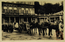 Funérailles nationales du maréchal Lyautey à Nancy le 02 août 1934 - Le Cortège quitte le Palais du Gouvernement