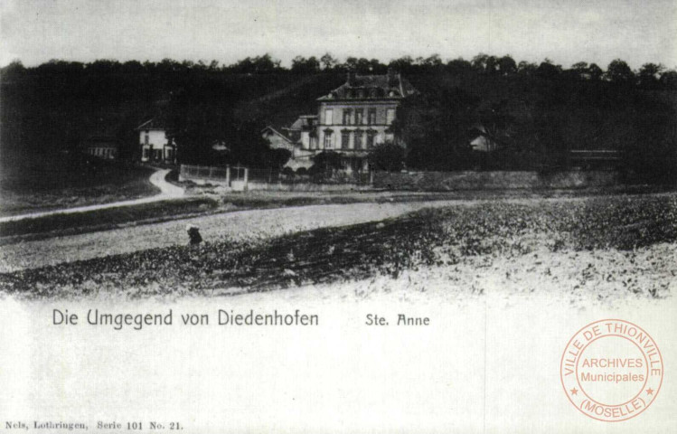 Die Umgegend von Diedenhofen - St Anne / Autour de Thionville en 1902 - Sainte-Anne - Le Château