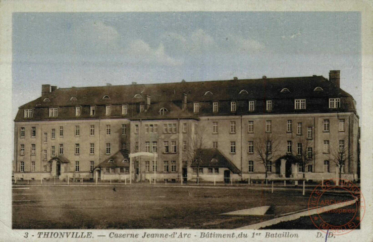 Thionville - Caserne Jeanne D'Arc - Entrée de la Caserne