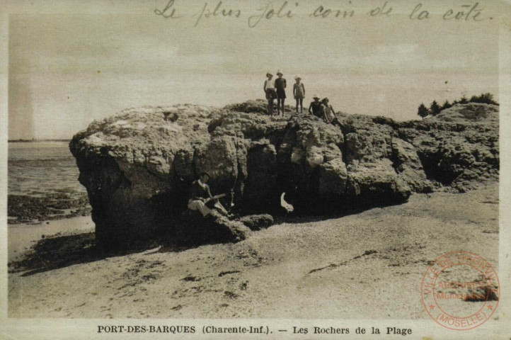 Port-des-Barques (Charente inf.) - Les Rochers de la Plage