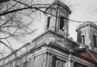 Guerre 1939-1945. Eglise Saint-Maximin après les bombardements