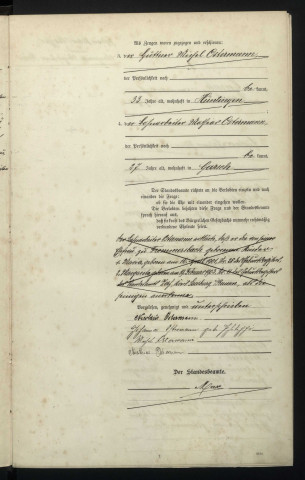 Registre d'état civil (mariages 1913-1918)