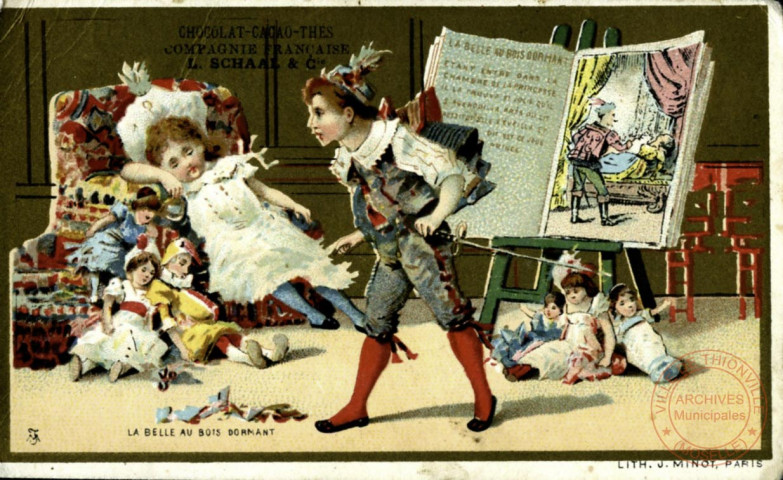 Enfants costumés - La belle au bois dormant.