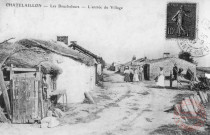 Cartes d'Autrefois (1890-1920) - Travail à la campagne - Chatelaillon - Les Boucholeurs - L'entrée du village