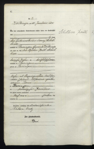 Registre d'état civil décès (1900-1909)