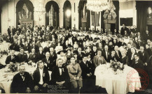 Banquet in honor of Mr. Daniel Blumenthal (banquet en l'honneur de M. Daniel Blumenthal) given by Les Amis L'Alsace Lorraine Baltimore Hotel July 14, 1917