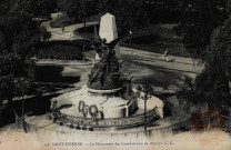 SAINTE-ETIENNE.- Le Monument des Combattants de 1870-71 C.C.