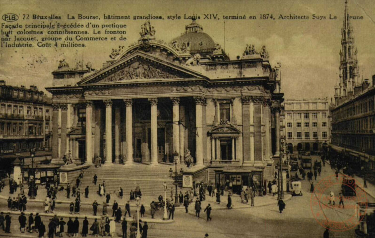 Bruxelles.La Bourse.