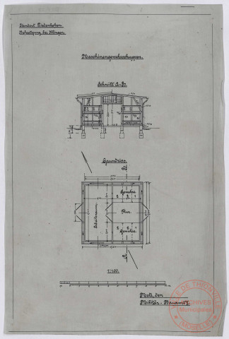 MASCHINENGEWEHRSCHUPPEN. BEFESTIGUNG BEI ILLINGEN.