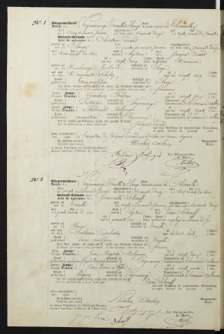 Registre d'état civil (Naissances 1872-1881)