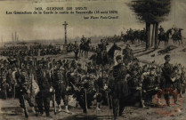 GUERRE DE 1870-71 : Les Grenadiers de la Garde le matin de Rezonville (16 août 1870) (par Pierre Petit-Gérard)
