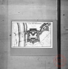 Exposition sur les fortifications à Thionville en 1970 par Georges Martig - Planche "Le parfait ingénieur François", d'un lieu fortifié