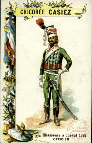 Chasseurs à cheval 1795. Officier.