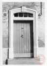 26 rue Basse à Koeking (Thionville). Linteau de porte daté 1797
