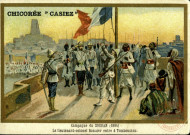 Campagne du Soudan (1894). Le lieutenant-colonel Bonnier entre à Tombouctou