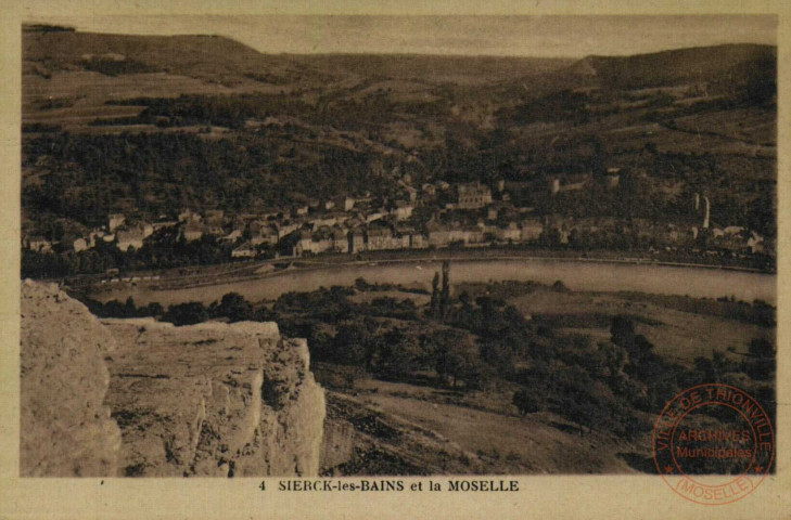 Sierck les bains et la Moselle