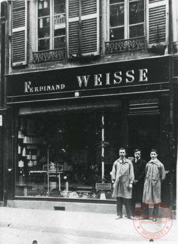 Quincaillerie Ferdinand Weisse, 364 rue de Luxembourg (actuellement 10)