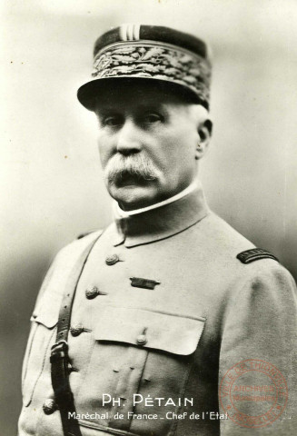 Ph. Pétain - Maréchal de France - Chef de l'état