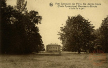 Petit Séminaire des Pères des Sacrés-Coeurs (Ecole Apostolique) Waudrez-les-Binche - L'Ecole vue du Parc