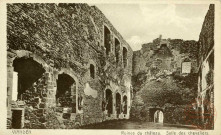 VIANDEN. Ruines du Château. Salle des Chevaliers.