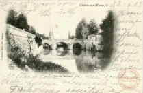 Châlons-sur-Marne. Pont des Mariniers.