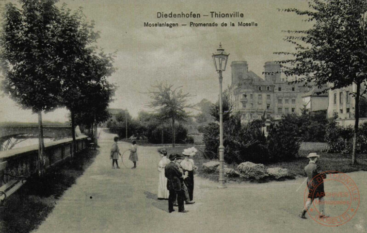 Diedenhofen - Moselanlagen / Thionville - Promenade de la Moselle