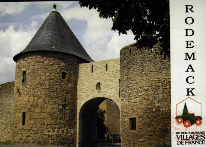 Rodemack- Un des plus beaux villages de France - Porte de Sierck dite aussi Porte de la Franchise - Monument historique du XIIIe siècle