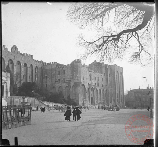 Avignon en novembre 1902 - Palais des Papes