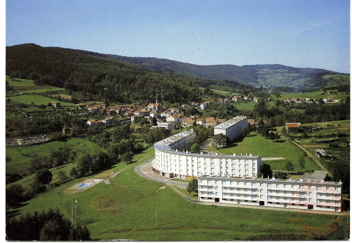 Laprugne (Allier) - Vue générale aérienne