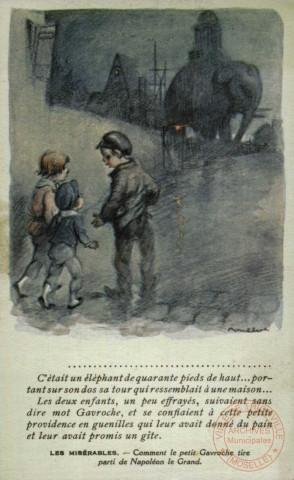 Les Misérables - Comment le petit Gavroche tire parti de Napoléon le Grand.