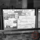 Exposition sur les fortifications à Thionville en 1970 par Georges Martig - Panneau : Pendant ce temps les allemands bétonnent
