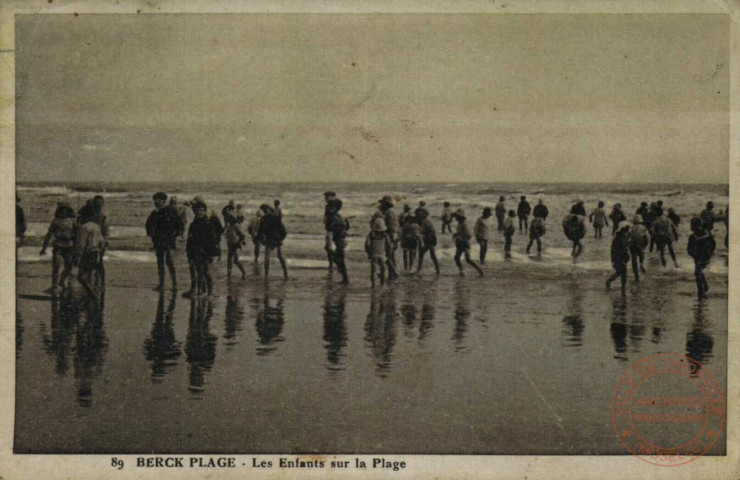 BERCK-PLAGE - Les Enfants sur la Plage