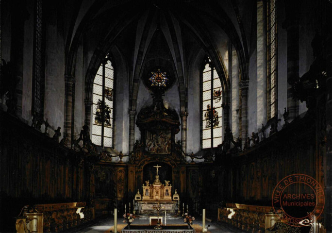 Marmoutier (Bas-Rhin) : L'Abbatiale, le choeur (XVIIIe s)