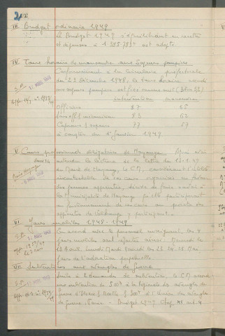 Registre de délibérations (5 mars 1949 - 16 septembre 1964)