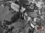 Vue aérienne des deux châteaux de Roussy-le-Bourg
