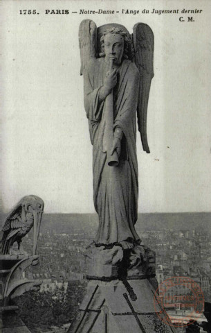 PARIS - Notre-Dame - l'Ange du Jugement dernier