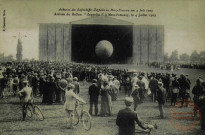 Ankunst des Luftschiffes Zeppelin in Metz-Frescaty am 4 Juli 1909 /Arrivée du Ballon 'Zeppelin' à Metz-Frescaty, le 4 Juillet 1909