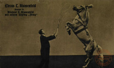Circus L. Blumenfeld Guppe 14, Direcktor L.Blumenfeld mit seinem Zögling 'Jlong'