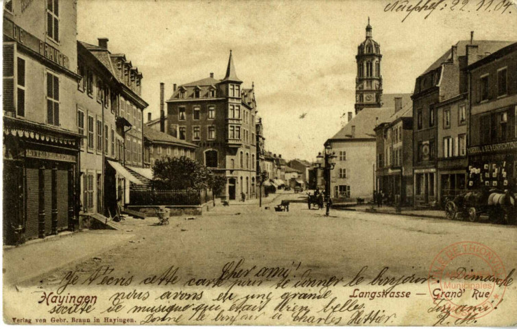 Hayingen - Langstrasse / Grand' Rue