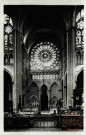 ABBAYE de SAINT-DENIS - Le Transept. Une des grandes Rosaces
