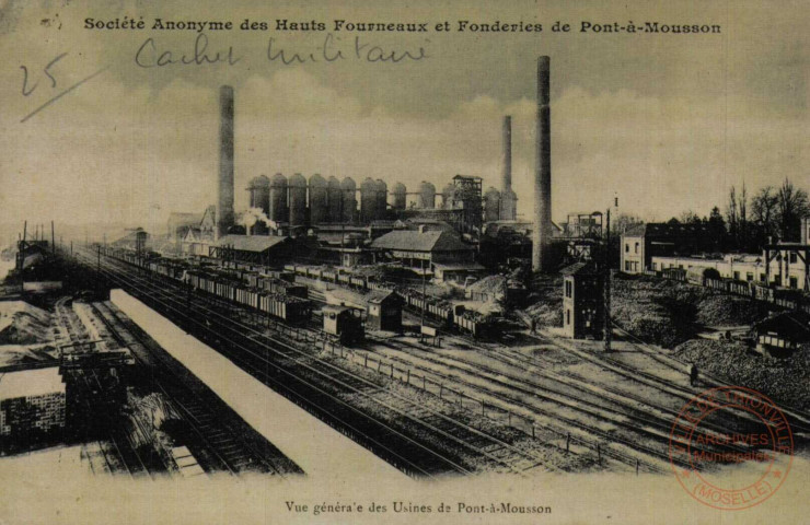 S.a. des Hauts Fourneaux et Fonderies : Pont-à-Mousson