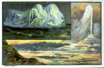 Icebergs et geysers.