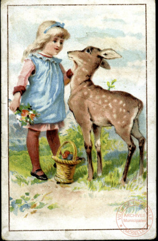 fille et biche