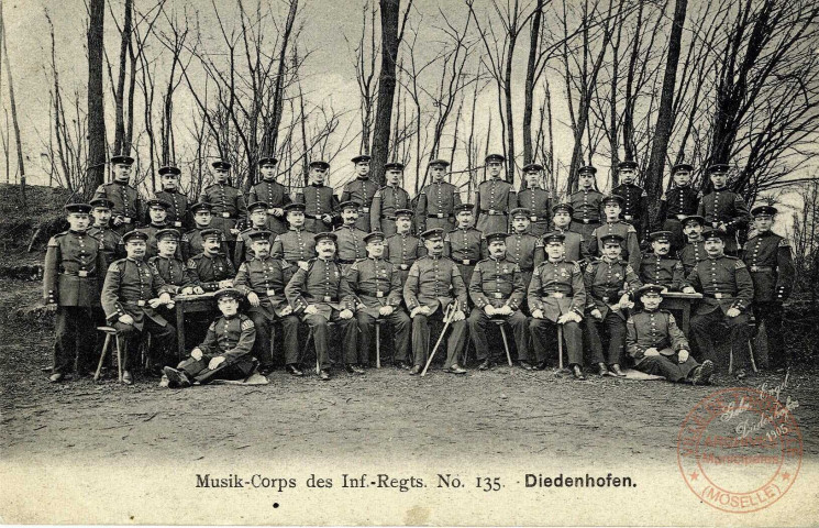 Musik-Corps des Inf.-Regts n°135. - Diedenhofen