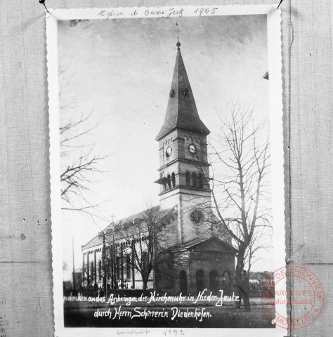 Eglise de Basse-Yutz en 1905
