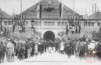 Cartes d'Autrefois (1890-1920) - Industrie - Exposition automobile agricole de Bourges - Entrée