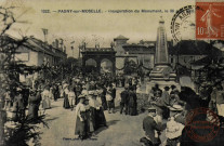 PAGNY-sur-MOSELLE. - Inauguration du Monument, le 30 août 1908